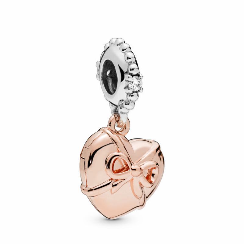 Pandora Rose™ Brazillian Heart Dangle Charm NZ (764928-ASO)